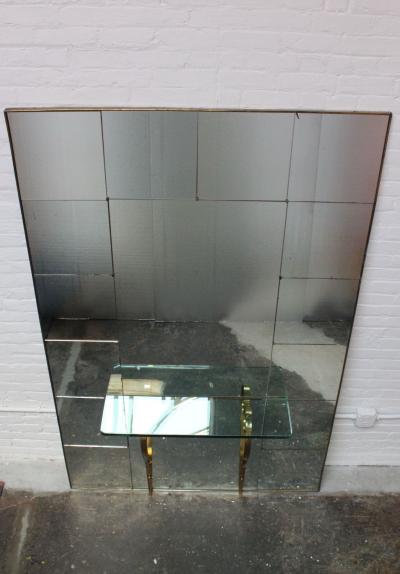 Mid Century Modern Italian Hallway Mirror with Console