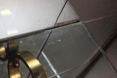 Mid Century Modern Italian Hallway Mirror with Console