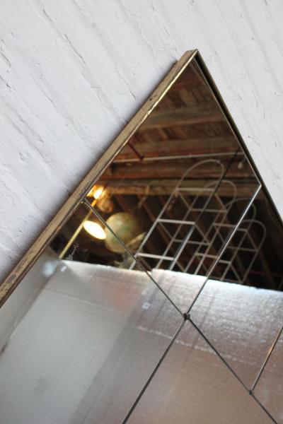 Mid Century Modern Italian Hallway Mirror with Console