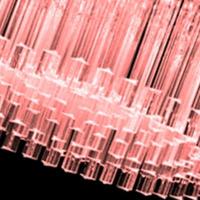 Mid Century Modern Italian Triedro Concava Chandelier