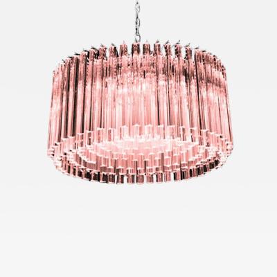 Mid Century Modern Italian Triedro Concava Chandelier