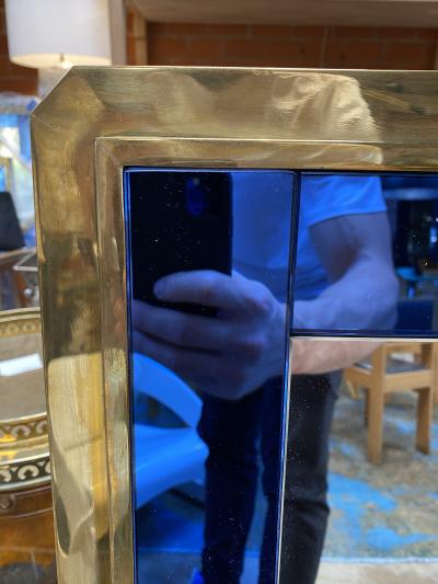 Mid Century Modern Italian Wall Mirror Italy 1970
