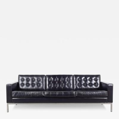 Mid Century Modern Leather Sofa