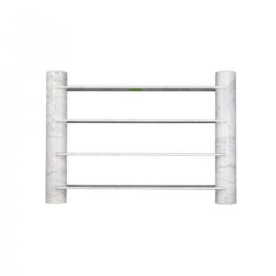 Mid Century Modern Loico Bookcase by Angelo Mangiarotti in White Carrara Marble