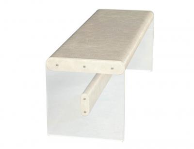 Mid Century Modern Lucite Bench