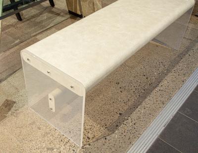 Mid Century Modern Lucite Bench