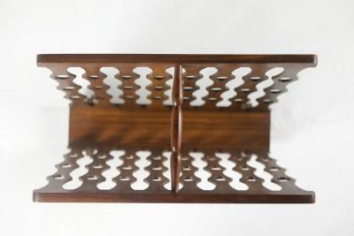 Mid Century Modern Magazine Rack by Brazilian Designer 1950s