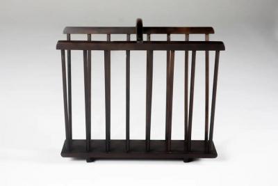 Mid Century Modern Magazine Rack by Brazilian Designer 1950s