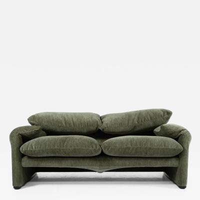 Mid Century Modern Maralunga Sofa by Vico Magistretti for Cassina
