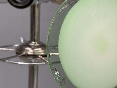 Mid Century Modern Mint Green Murano Glass Pendant Light 1960s