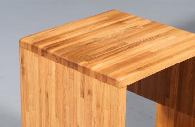 Mid Century Modern Modular Oak Bookshelf Credenza