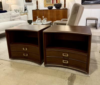 Mid Century Modern Nightstands by Paul Frankl 1950s