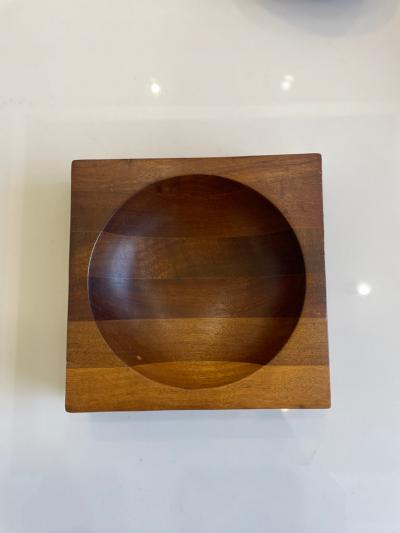 Mid Century Modern Ombr Wood Catchall