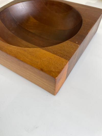 Mid Century Modern Ombr Wood Catchall