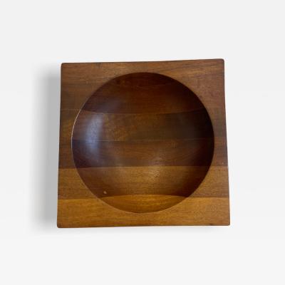 Mid Century Modern Ombr Wood Catchall