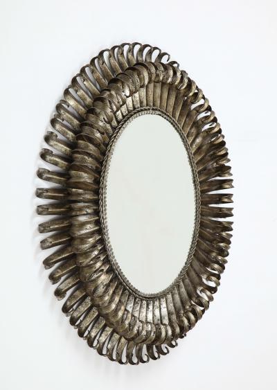 Mid Century Modern Oval Mirror 