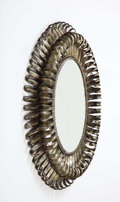 Mid Century Modern Oval Mirror 