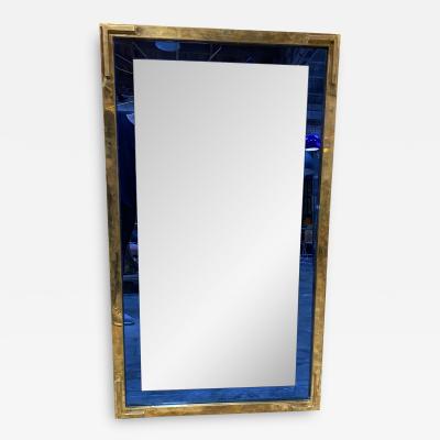 Mid Century Modern Oversize Squre Italian Mirror Italy 1970