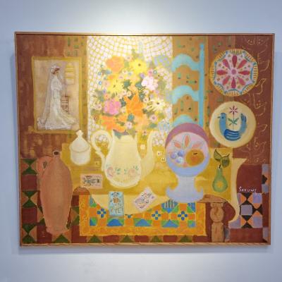 Mid Century Modern Painting by Jos Seeuws