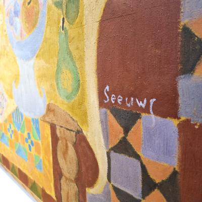 Mid Century Modern Painting by Jos Seeuws
