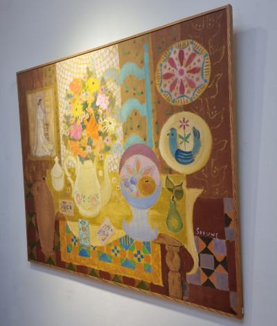 Mid Century Modern Painting by Jos Seeuws