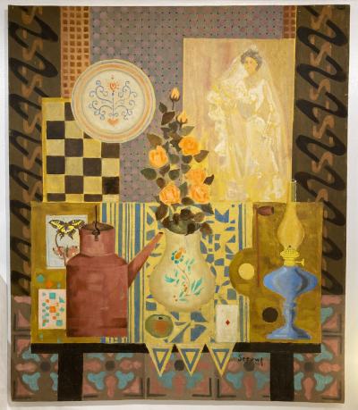 Mid Century Modern Painting by Jos Seeuws