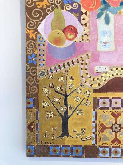 Mid Century Modern Painting by Jos Seeuws