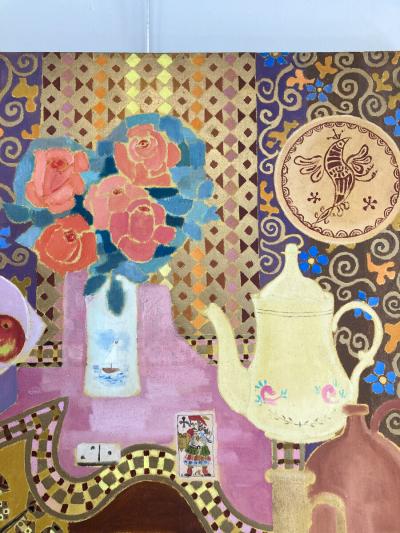 Mid Century Modern Painting by Jos Seeuws