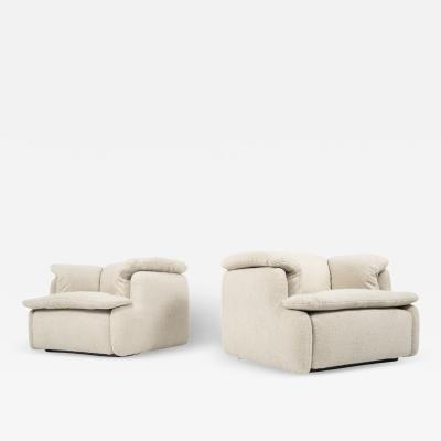 Mid Century Modern Pair of Armchairs New Upholstery