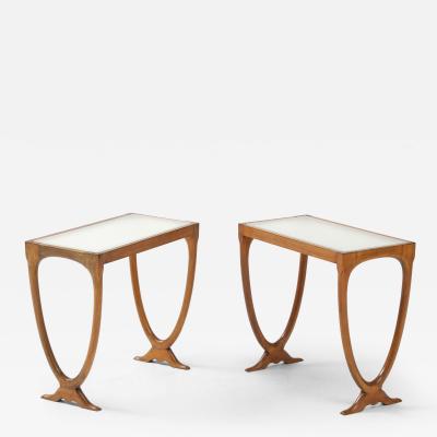 Mid Century Modern Pair of Side tables by Brazilian Designer 1950s