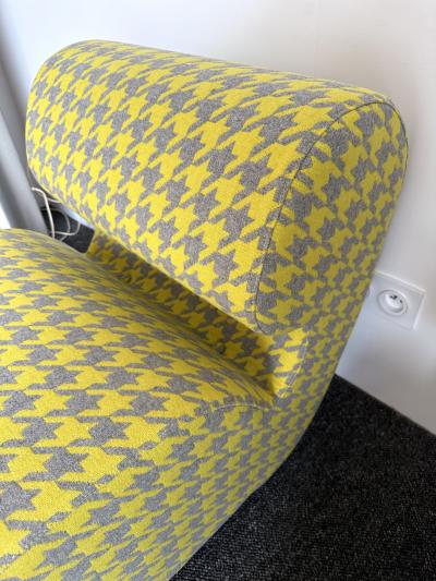 Mid Century Modern Pair of Slipper chairs P Italy 1970s