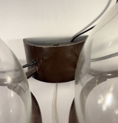 Mid Century Modern Pair of Wall Lights by Gino Sarfatti 1960s