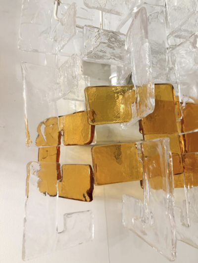 Mid Century Modern Pair of Wall light by Carlo Nason 1960s