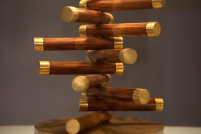 Mid Century Modern Pair of table lamps by Brazilian Designer Brazil 1960s