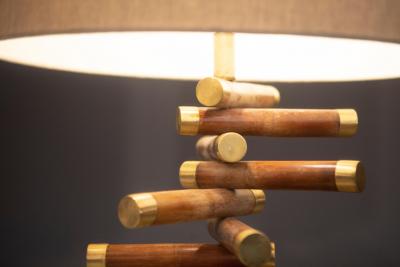 Mid Century Modern Pair of table lamps by Brazilian Designer Brazil 1960s