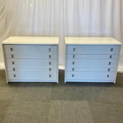 Mid Century Modern Paul Frankl Style Dresser Nightstands Lacquer John Stuart