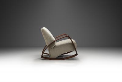 Mid Century Modern Rocking Chair Europe Mid 20th century