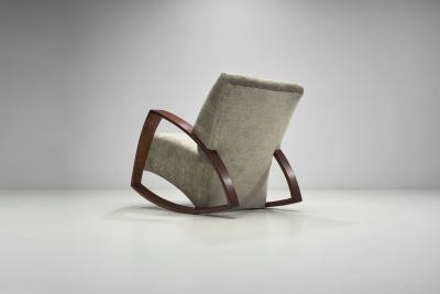 Mid Century Modern Rocking Chair Europe Mid 20th century