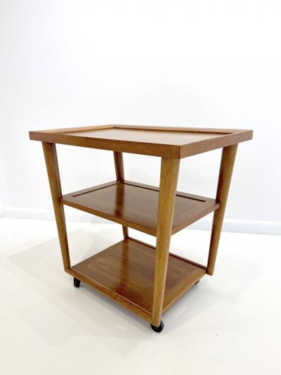 Mid Century Modern Rolling Bar Cart 
