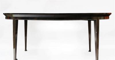 Mid Century Modern Rosewood Ebony Dining Table Dunbar Art Deco Style
