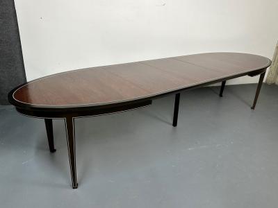 Mid Century Modern Rosewood Ebony Dining Table Dunbar Art Deco Style