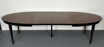Mid Century Modern Rosewood Ebony Dining Table Dunbar Art Deco Style