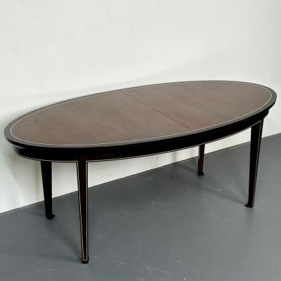 Mid Century Modern Rosewood Ebony Dining Table Dunbar Art Deco Style