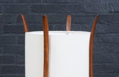 Mid Century Modern Sculpted Floor Lamp by Roller Lamp Co 