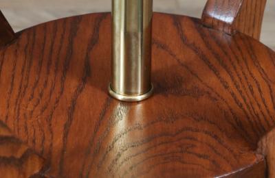 Mid Century Modern Sculpted Floor Lamp by Roller Lamp Co 