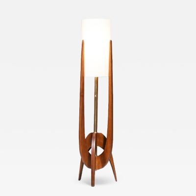 Mid Century Modern Sculpted Lamp by R J Manufacturing
