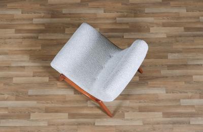 Mid Century Modern Sculpted Slipper Chair