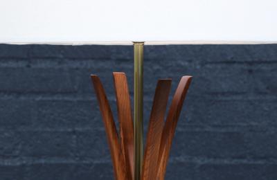 Mid Century Modern Sculpted Table Lamp by Roller Lamp Co 