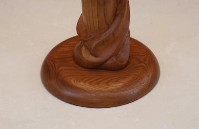 Mid Century Modern Sculpted Woman Figure Table Lamp by Lighthouse Co 
