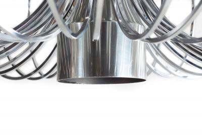 Mid Century Modern See Through Chandelier by Gaetano Scolari for Lightolier